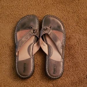 Gold Born Brand Flip Flops